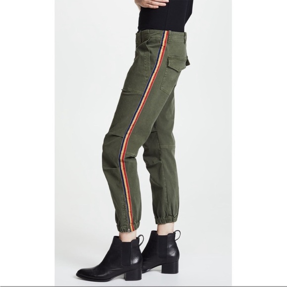 Nili Lotan French striped military cropped pant - Picture 3 of 7